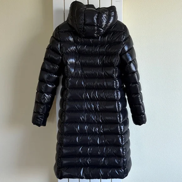 Moncler Puffer Down Long Jacket- Black - Picture 4 of 15